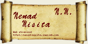 Nenad Misita vizit kartica